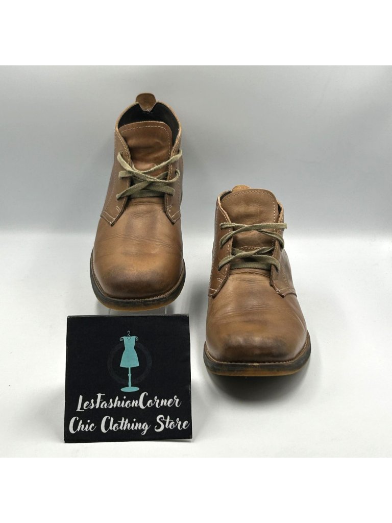 Bed Stu Men's Brown Leather Draco Lace-Up Distressed Chukka Boots Size 9.5 3811 — image 2 of 8